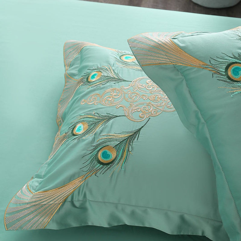 Luxury Peacock Duvet Cover Set(Egyptian Cotton)