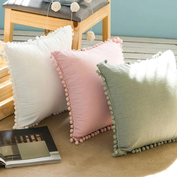 Pom Pom Pillows