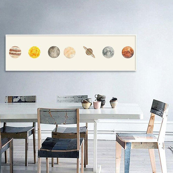 Solar System Canvas Art