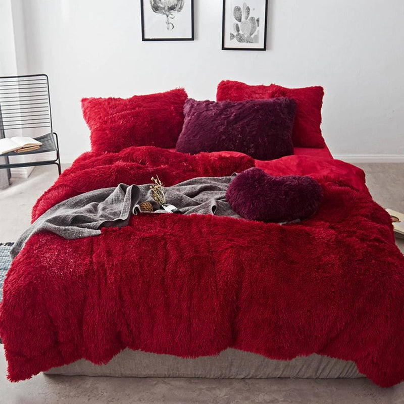 Luxury Plush Duvet Cover & Bed Sheet Set