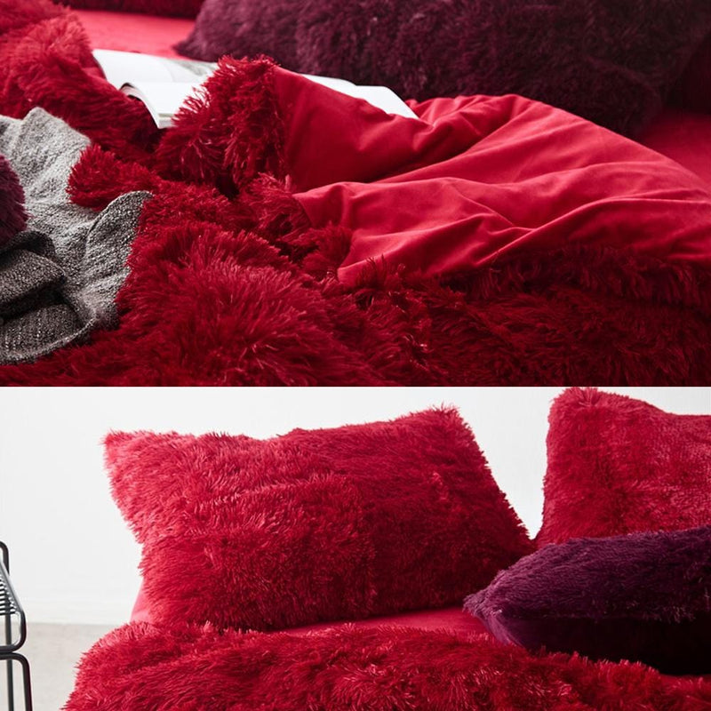 Luxury Plush Duvet Cover & Bed Sheet Set