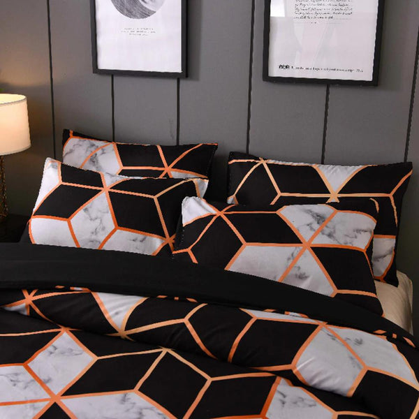 Geometric Pattern Duvet Cover Set