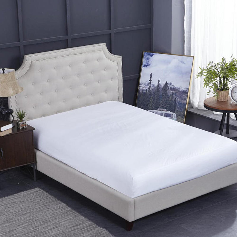 Premium White Duvet Cover & Bed Sheet Set (Egyptian Cotton)