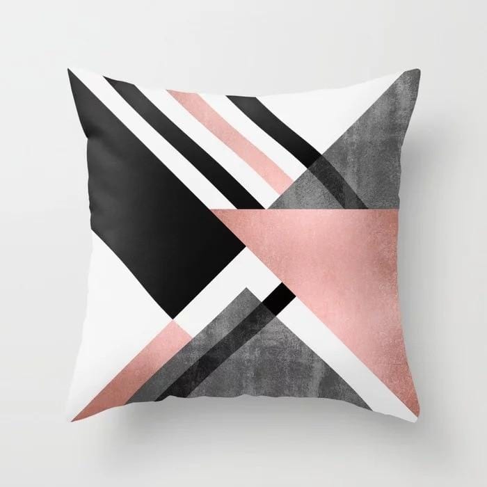 Geometric Pattern Pillow Cover