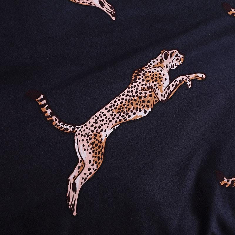 Leopard Printing Duvet Cover Set