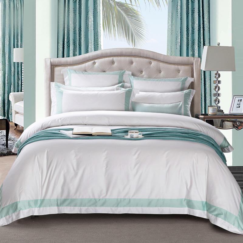 Premium White Duvet Cover & Bed Sheet Set (Egyptian Cotton)