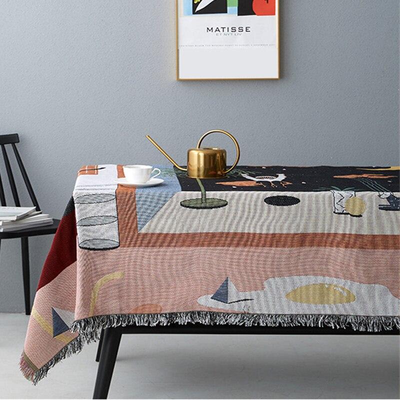 Modern Throw Rug Art Tapestry