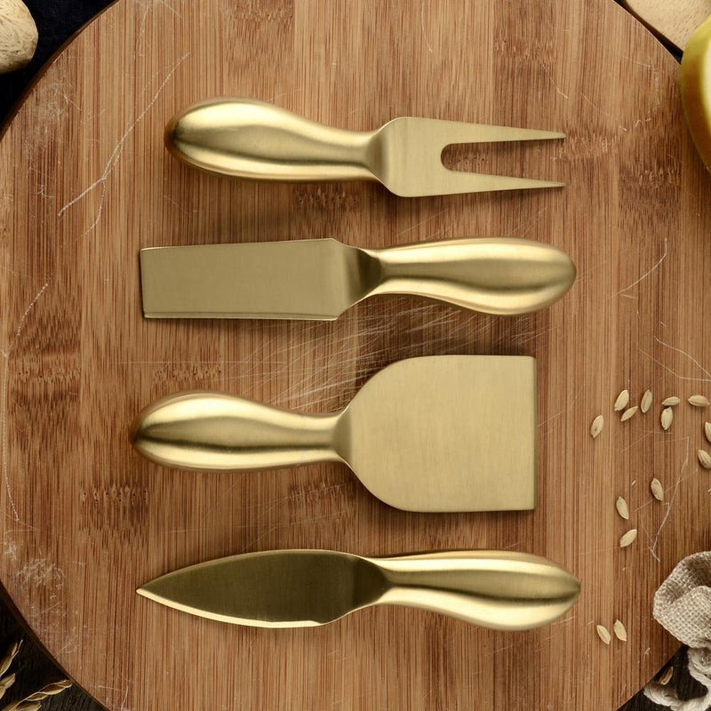 Gold Cheese Knife Set