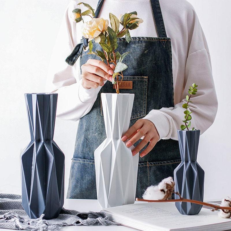 Nordic Ceramic Stem Vase