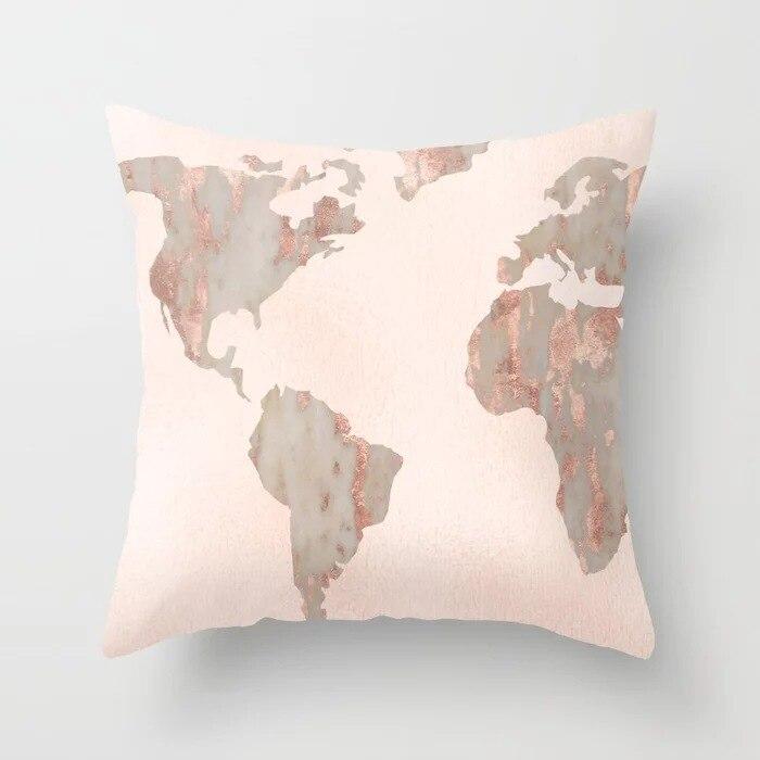 Marble Pattern Cushion Pillow Cover