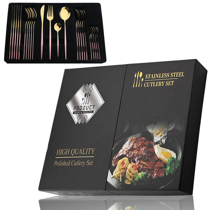 Luxury Cutlery Set 24 Pcs