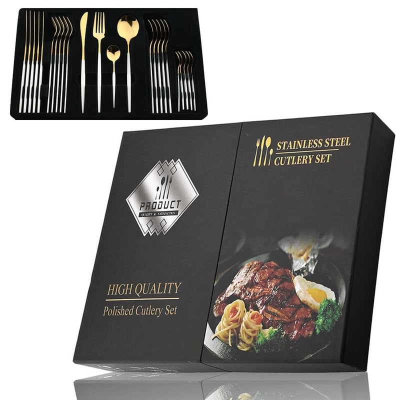 Luxury Cutlery Set 24 Pcs