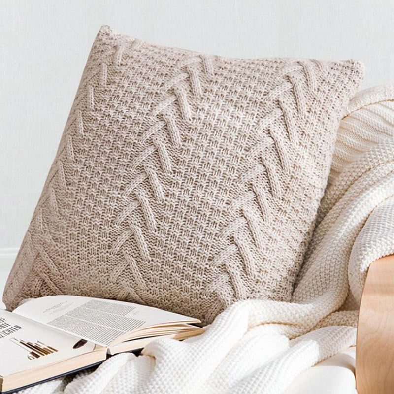 Crochet Knit Cushion Cover